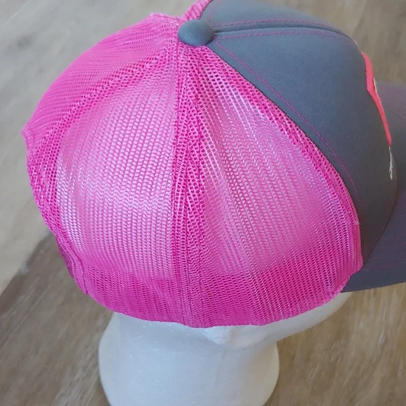 Dykstra Baseball Pink Trucker Snapback Cap Hat - Picture 4 of 8